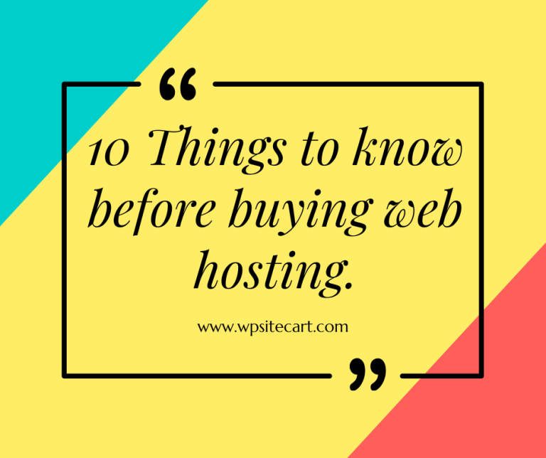 🌐 10 Things to Know Before Buying Web Hosting in 2026